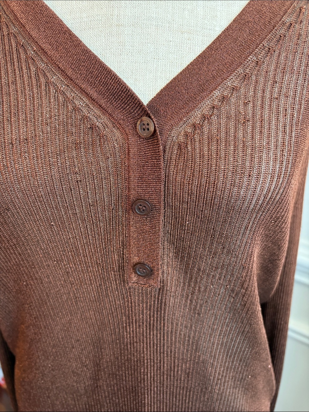 COS Ribbed Polo Sweater - Picture 4 of 9